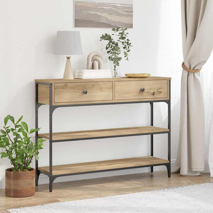 Console Table 72.5X25X75 Cm Engineered Wood