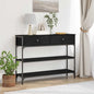 Console Table 72.5X25X75 Cm Engineered Wood