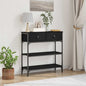 Console Table 72.5X25X75 Cm Engineered Wood