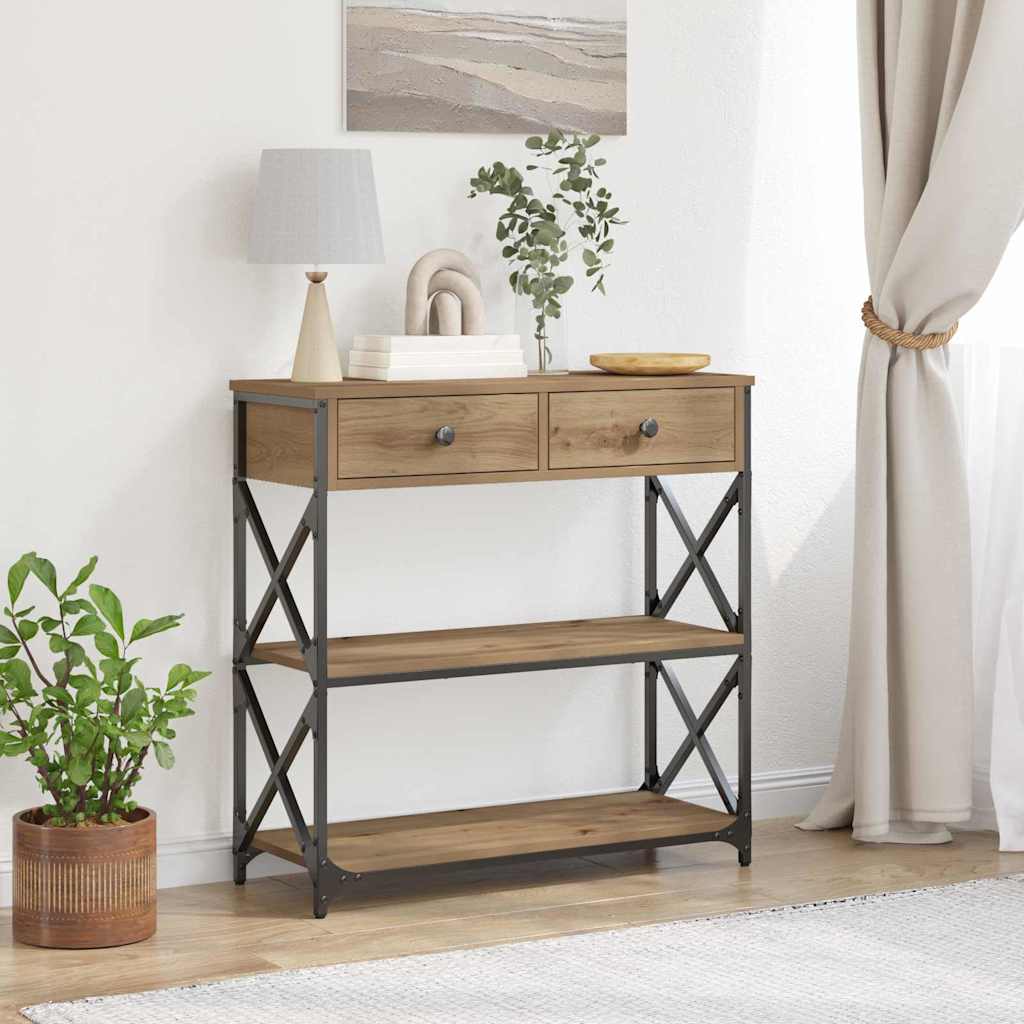 Console Table 100X28X75 Cm Engineered Wood