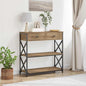 Console Table 100X28X75 Cm Engineered Wood