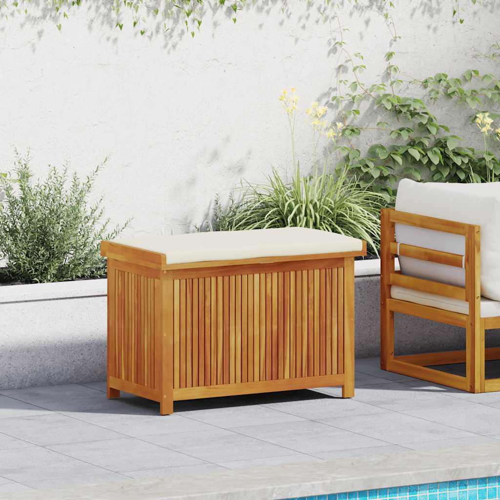 Outdoor Cushion Box Solid Wood Acacia