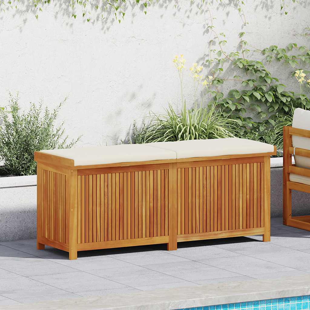 Outdoor Cushion Box Solid Wood Acacia