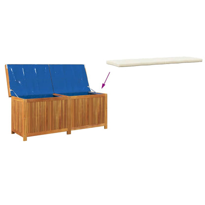 Outdoor Cushion Box Solid Wood Acacia
