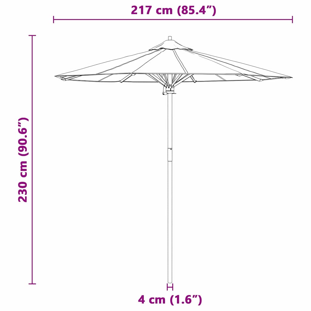 Garden Parasol Bamboo