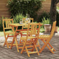 Garden Chair 8 Pcs Brown 36 X 46 X 86Cm Solid Acacia Wood