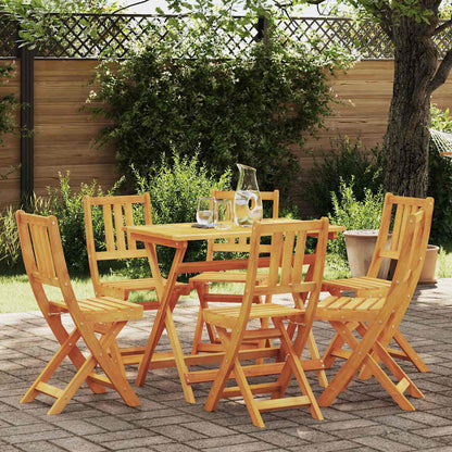 Garden Chair 8 Pcs Brown 36 X 46 X 86Cm Solid Acacia Wood