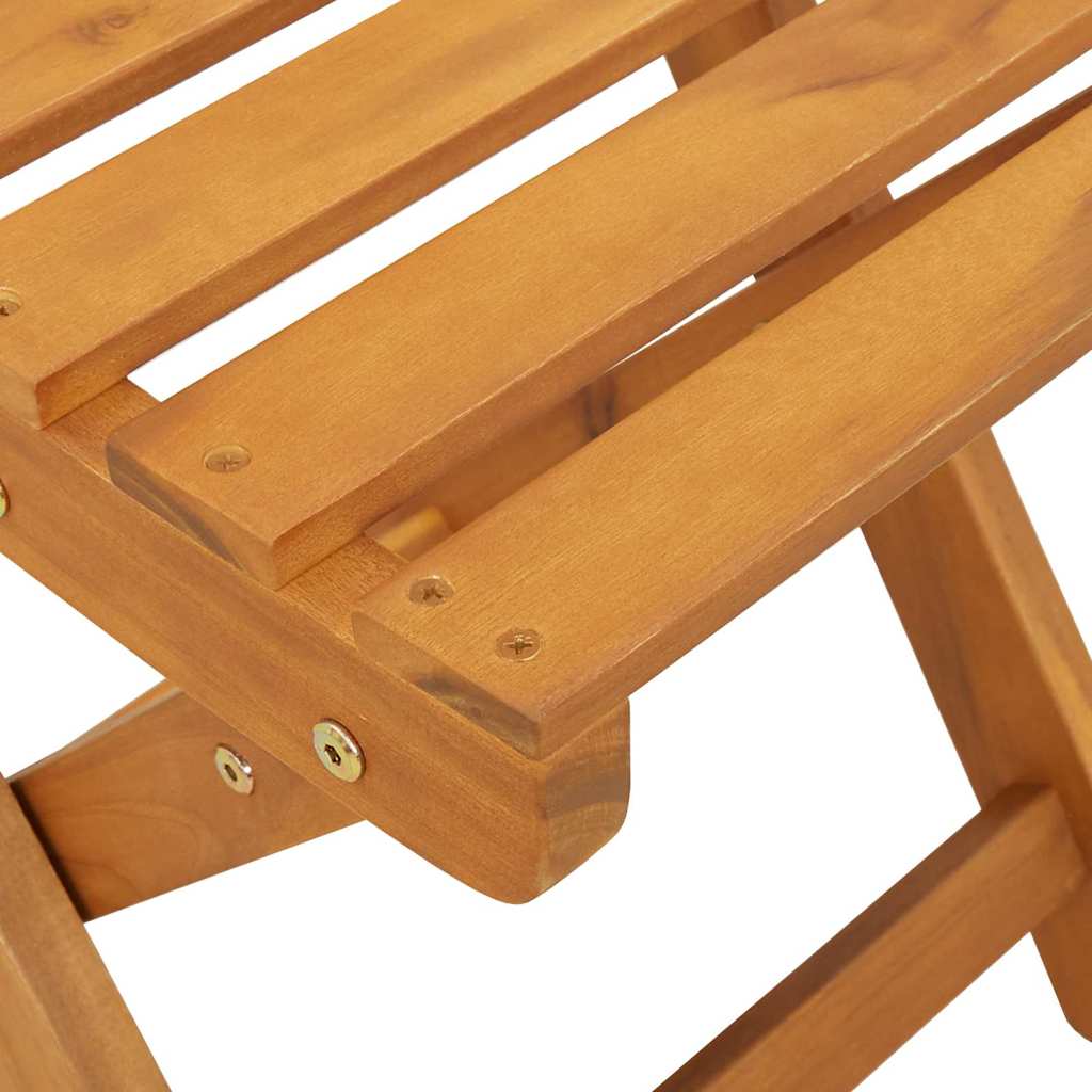 Garden Chair 8 Pcs Brown 36 X 46 X 86Cm Solid Acacia Wood