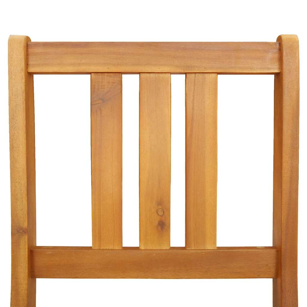 Garden Chair 8 Pcs Brown 36 X 46 X 86Cm Solid Acacia Wood