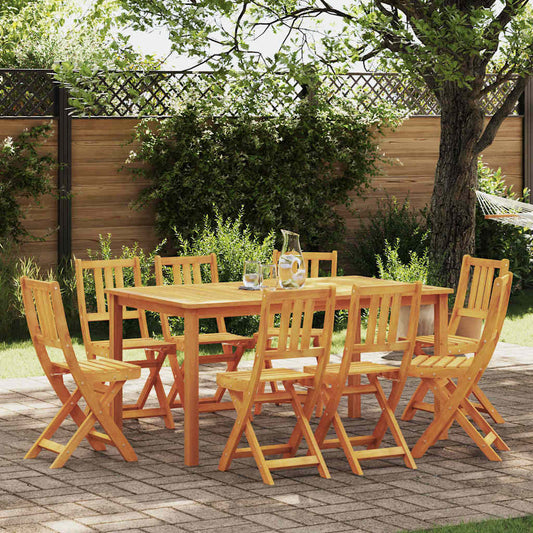 Garden Chair 8 Pcs Brown 36 X 46 X 86Cm Solid Acacia Wood