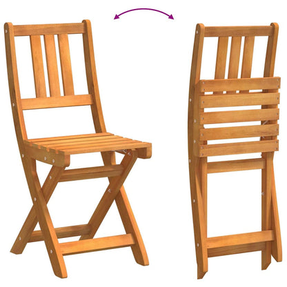 Garden Chair 8 Pcs Brown 36 X 46 X 86Cm Solid Acacia Wood