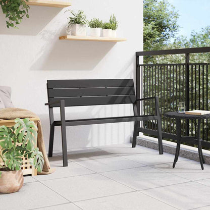 Garden Bench Anthracite 118 X 54 X 77Cm Steel