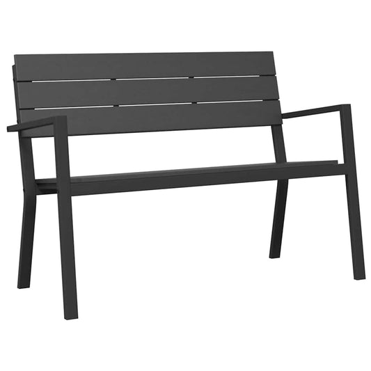 Garden Bench Anthracite 118 X 54 X 77Cm Steel