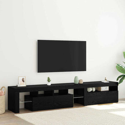Tv Cabinet With Led Lights 260X36.5X40 Cm