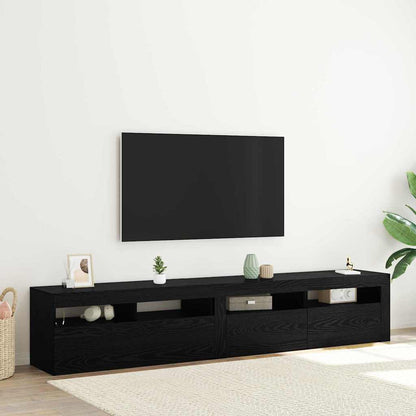 Tv Cabinet With Led Lights 240X35X40 Cm