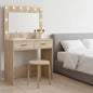 Dressing Table 78.5 X 41 X 135 Cm Engineered Wood