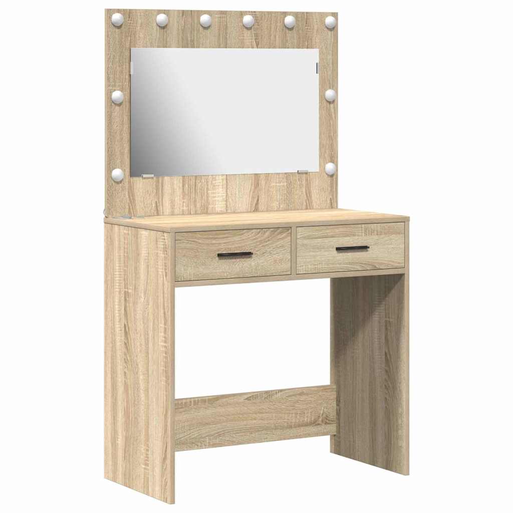 Dressing Table 78.5 X 41 X 135 Cm Engineered Wood