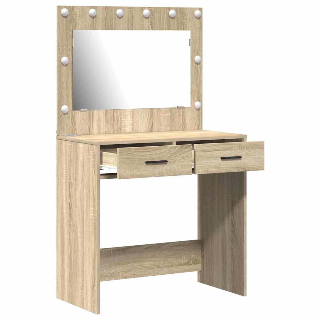 Dressing Table 78.5 X 41 X 135 Cm Engineered Wood
