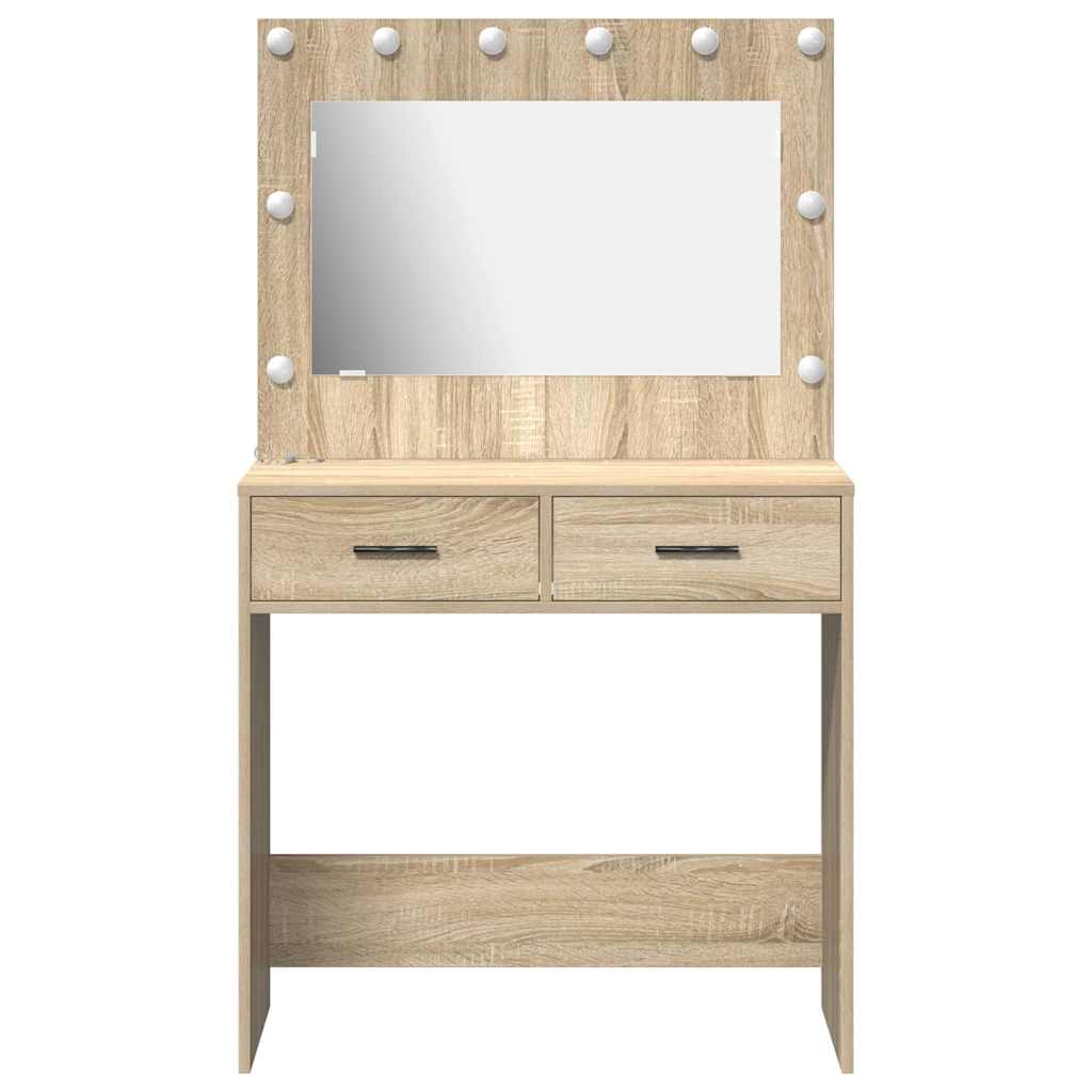 Dressing Table 78.5 X 41 X 135 Cm Engineered Wood
