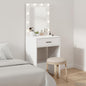 Dressing Table 78.5 X 41 X 135 Cm Engineered Wood