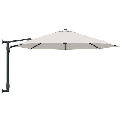 Garden Parasol Beige And Black 248 X 248 X 148 Cm