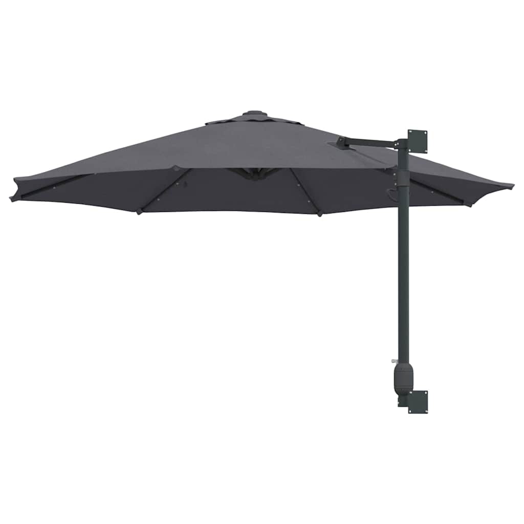 Garden Parasol Manual And Black 248 X 248 X 148 Cm