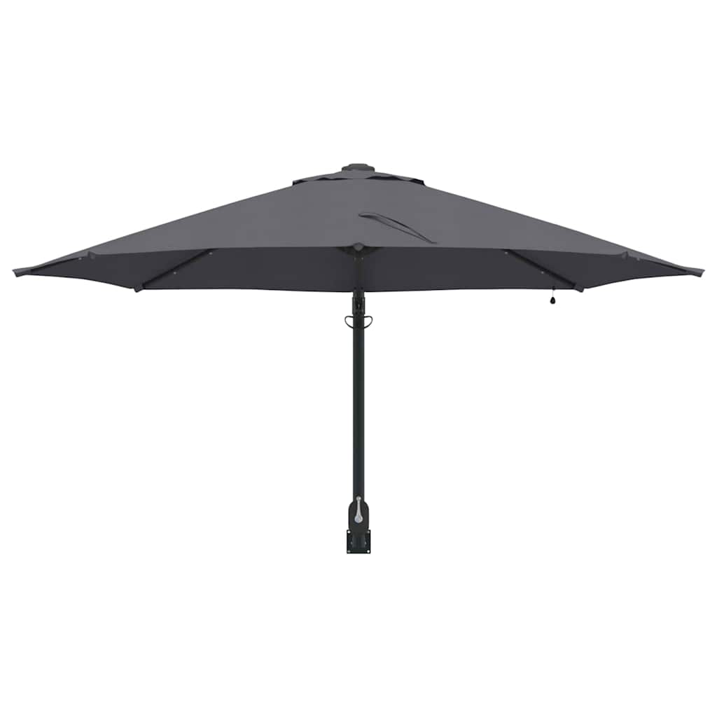 Garden Parasol Manual And Black 248 X 248 X 148 Cm