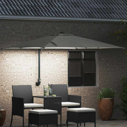 Garden Parasol 248.5 X 247.5 X 160 Cm Fabric