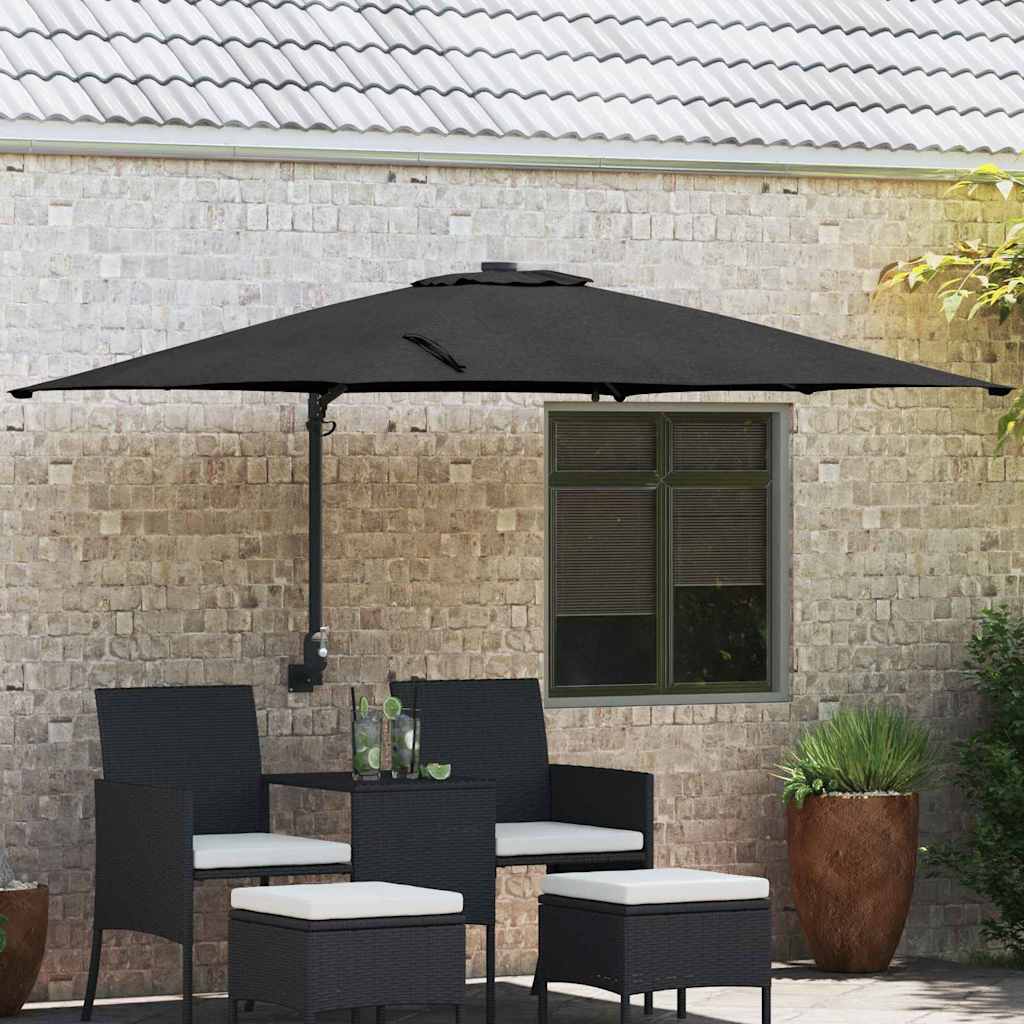 Garden Parasol 248.5 X 247.5 X 160 Cm Fabric