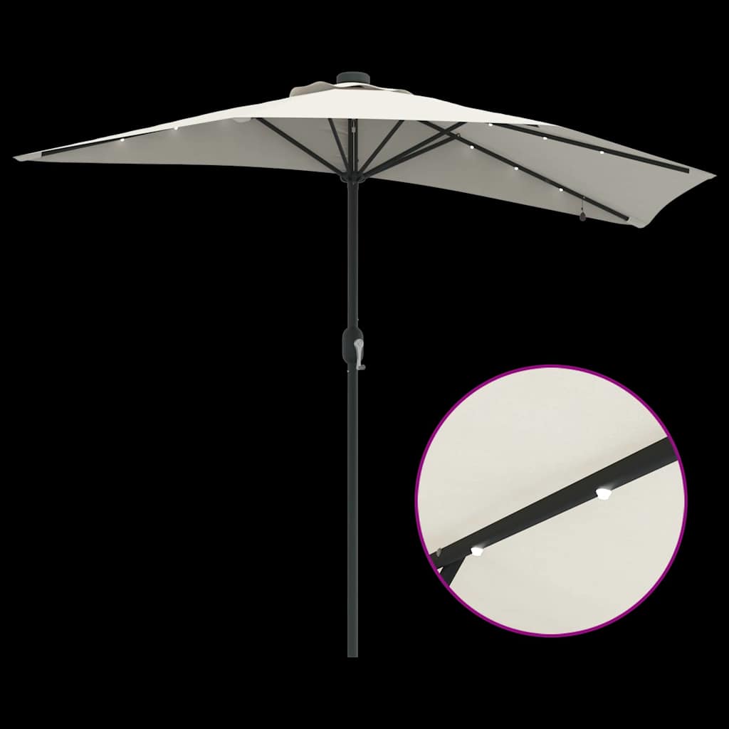 Garden Parasol 294 X 150 X 223 Cm Fabric