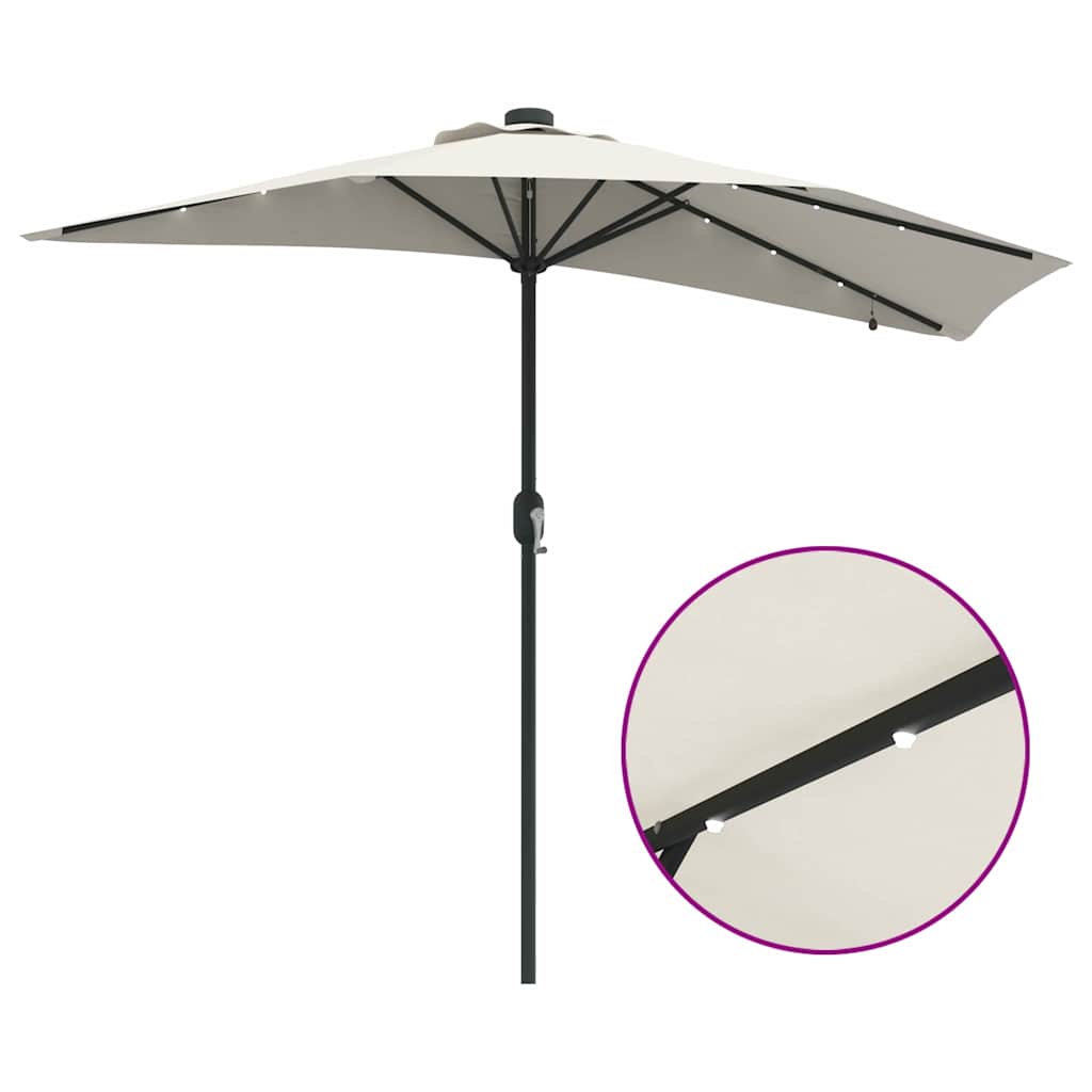 Garden Parasol 294 X 150 X 223 Cm Fabric