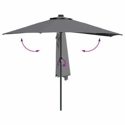 Garden Parasol 294 X 150 X 224 Cm Fabric