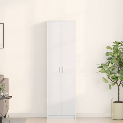 Wardrobe With Shelf 55 X 25 X 189 Cm Engineered Wood