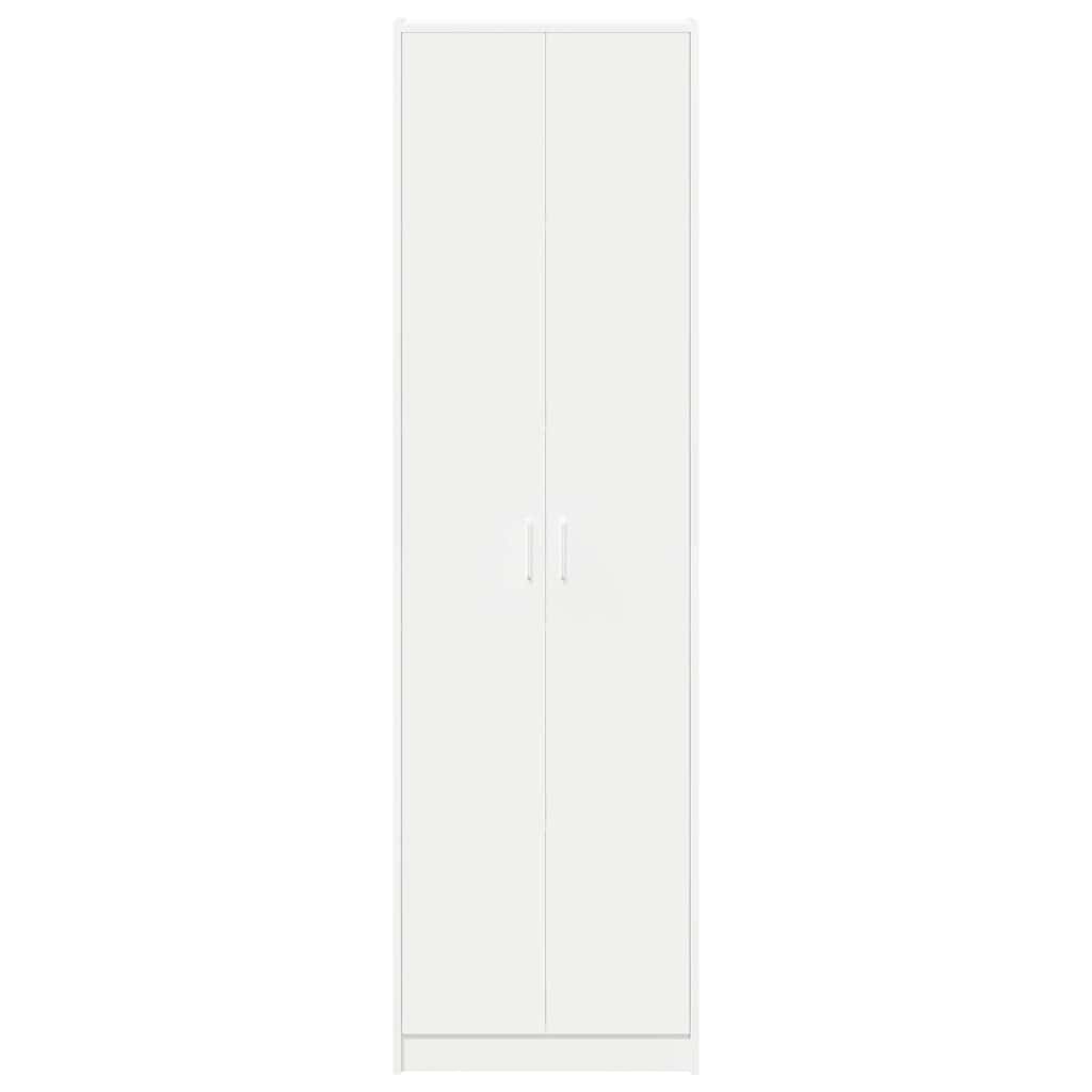 Wardrobe With Shelf 55 X 25 X 189 Cm Engineered Wood