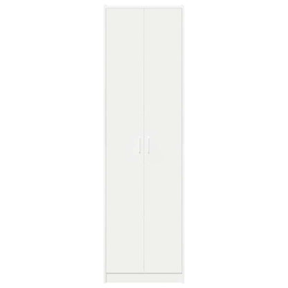 Wardrobe With Shelf 55 X 25 X 189 Cm Engineered Wood