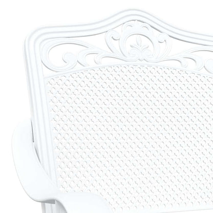 Garden Chair 2 Pcs 55 X 56.5 X 91Cm Aluminium