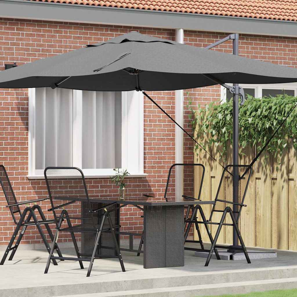 Cantilever Roma Parasol And Black 352 X 251 X 260 Cm