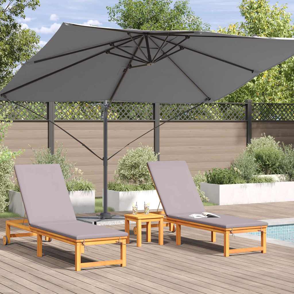 Cantilever Roma Parasol And Black 352 X 251 X 260 Cm