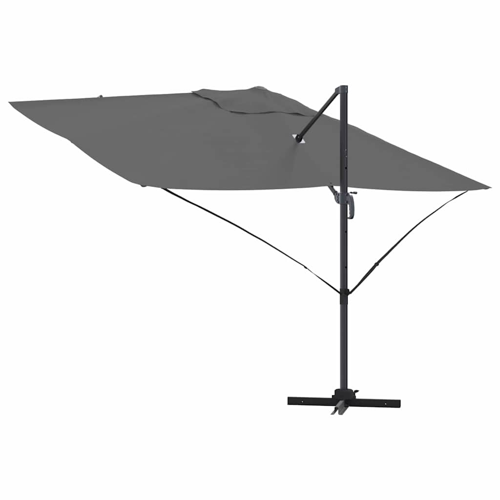 Cantilever Roma Parasol And Black 352 X 251 X 260 Cm