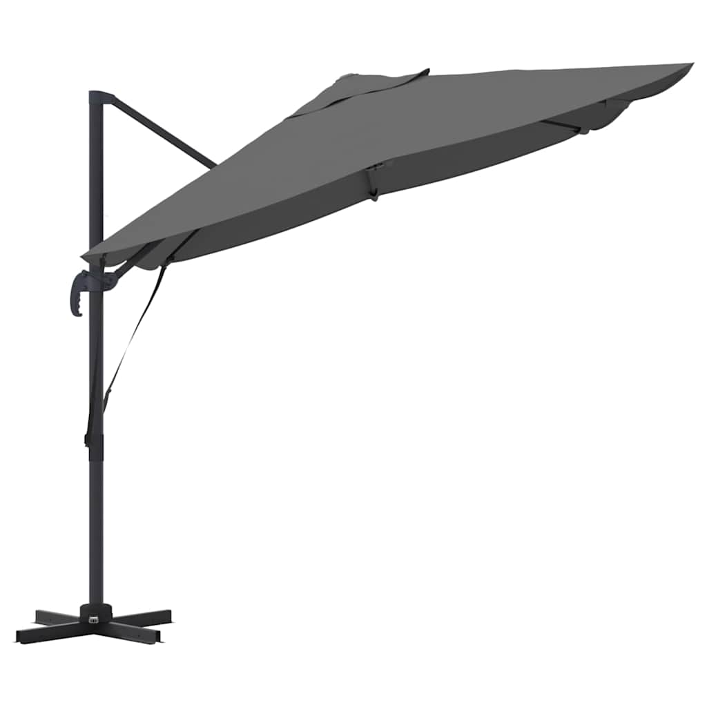 Cantilever Roma Parasol And Black 352 X 251 X 260 Cm
