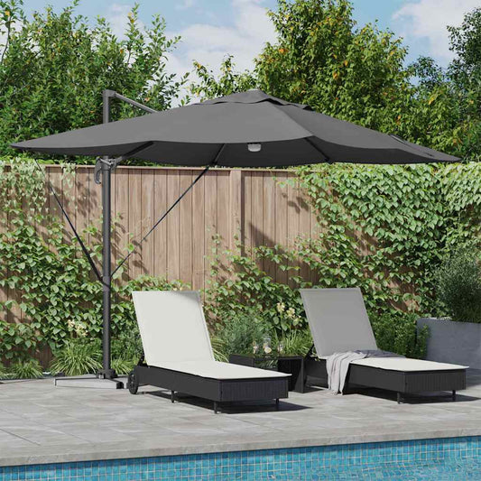 Cantilever Roma Parasol And Black 352 X 251 X 265 Cm