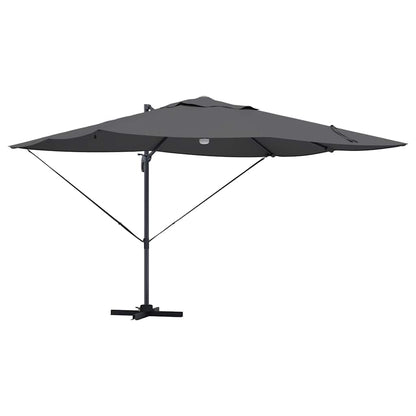 Cantilever Roma Parasol And Black 352 X 251 X 265 Cm