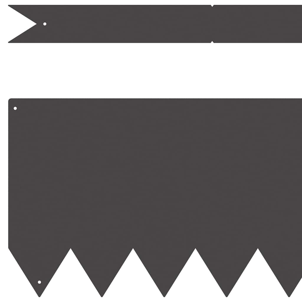 Lawn Edgings 30 Pcs 100 X 0.5 X 20 Cm Steel