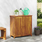 Garden Cabinet Other Brown Solid Acacia Wood