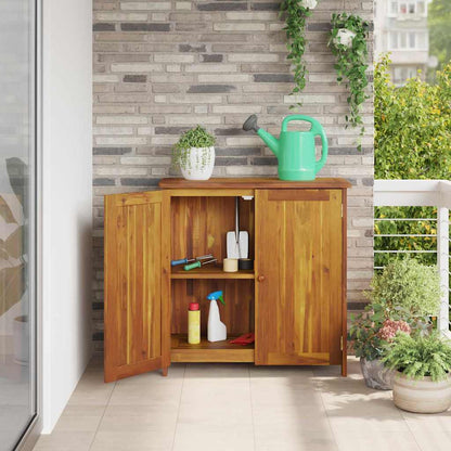 Garden Cabinet Other Brown Solid Acacia Wood