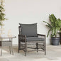 Garden Chair Black 60 X 70 X 78Cm Poly Rattan