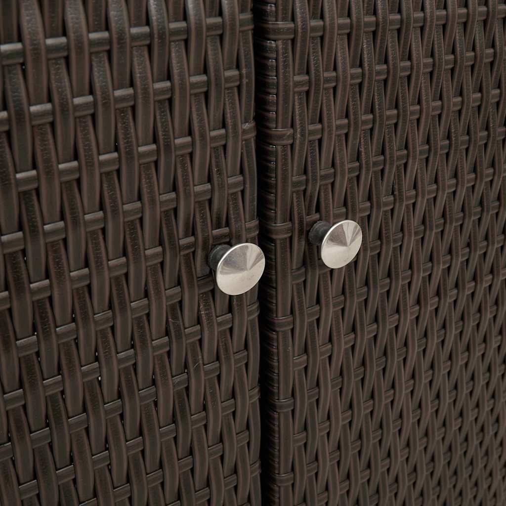 Storage Cabinet With Storage 100 X 36 X 102 Cm Rattan