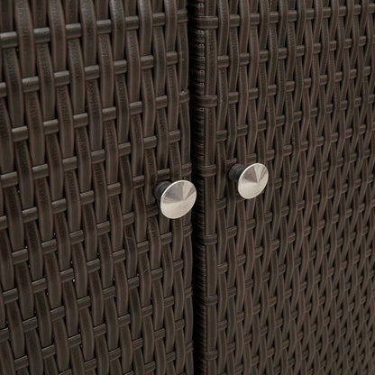 Storage Cabinet With Storage 100 X 36 X 102 Cm Rattan