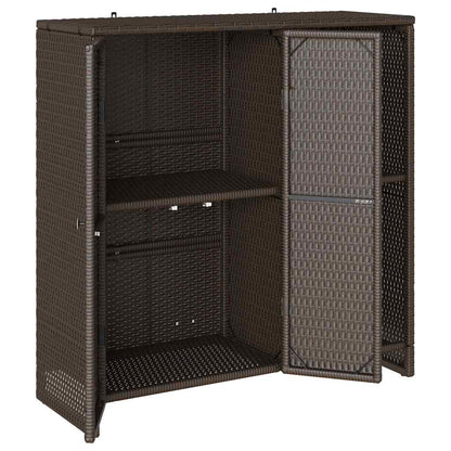Storage Cabinet With Storage 100 X 36 X 102 Cm Rattan