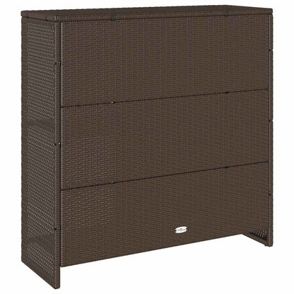 Storage Cabinet With Storage 100 X 36 X 102 Cm Rattan